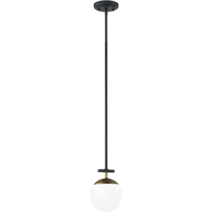 George Kovacs P351-618 Alluria Mini Pendant Weathered Black W/Autumn Gold - Picture 1 of 1