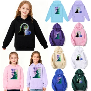 Kids Boy Girls Wicked Hoodie Thin Fleece Sweatshirt Casual Jumper Pullover 4-11Y - Picture 1 of 47