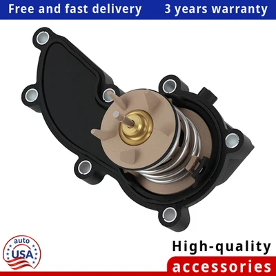 NEW Front Thermostat For 2008-2015 Audi S4 2009-2015 A6 Quattro with Housing US - Изображение 1 из 4