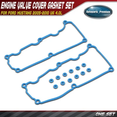 Juego de juntas y ojales de cubierta de válvula de motor para Ford Mustang 2005-2010 V6 4,0 L SOHC Foto 1 de 4