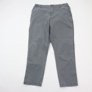 Old Navy Hose Herren großer Gummibund Chino grau entspannt Freizeit Stretch - Bild 1 von 9