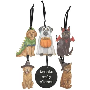 Halloween Haustiere Mini Ornament Set | Primitives by Kathy - Bild 1 von 4
