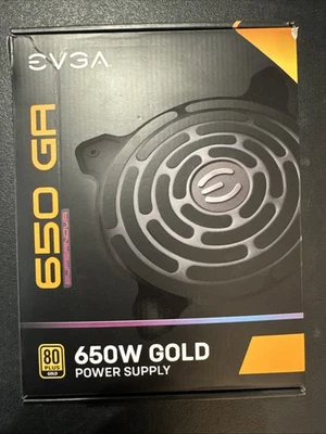 EVGA SuperNOVA 650 GA  80 Plus Gold 650W Power Supply - Image 1 of 4