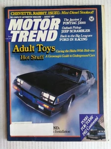 Motor Trend Magazin August 1981 Pontiac J2000 Jeep Scrambler - Bild 1 von 2