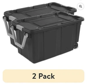 Contenedores de almacenamiento Sterilite XL, 40 galones, ruedas, paquete de 2 - Imagen 1 de 3
