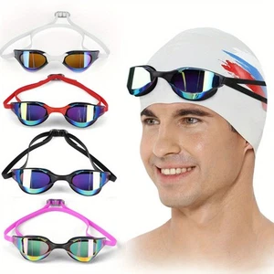 Bequeme Herren Schwimmbrille, Anti UV und Antibeschlag Schwimmbrille - Bild 1 von 13