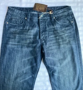 Vintage Antik Denim Men’s Denim Jeans Sz 38 Straight Leg New With Tags - Picture 1 of 12