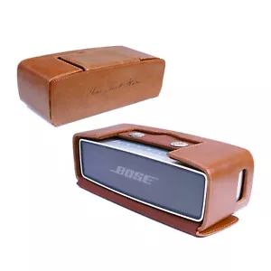 Tuff-Luv Personalisiertes Vintage Echtleder Reiseetui für Bose Mini - Brn - Bild 1 von 5