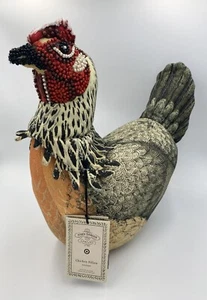NEW John Derian CHICKEN PILLOW Beaded Plush 2024 Target Novelty 13”x7.5”x14 NWT. - Picture 1 of 17