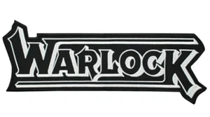 Warlock Iron-on & Sew-on Back Patch | German Heavy Speed Power Metal Band Logo - Picture 1 of 4