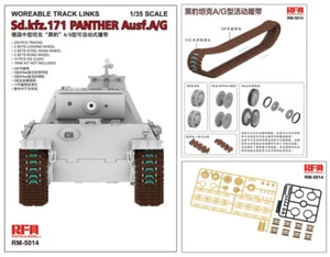 Ryefield-Model 1/35 RM5014 pista trabajable para Sd.kfz.171 Panther Ausf.A/G - Imagen 1 de 1