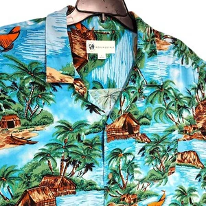 Camisa Aeropostale Para Hombre Tropical Informal Abotonada Manga Corta Talla XL - Imagen 1 de 6