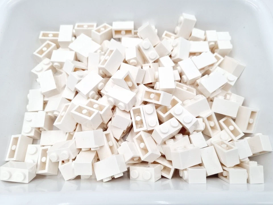 Lego Bausteine weiß 1x2 100 STK 3004 Neu - Bild 1 von 1