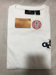 XL Mens Antigua Short Sleeve Embroidered Georgia Tech Yellow Jackets Logo TShirt - Picture 1 of 3