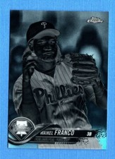 2018 Topps Chrome Black & White Negative Refractor #116 Maikel Franco Phillies