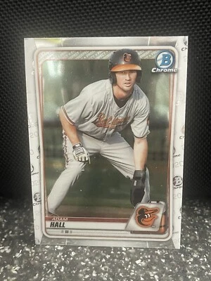 2020 Adam Hall #BCP-90 Bowman Chrome Baltimore Orioles Free Shipping - Image 1 of 2