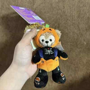 Disney authentic 2022 Duffy bear Plush keychain Halloween disneyland - Picture 1 of 2