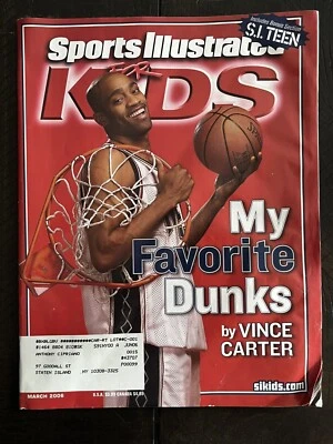Revista Sports Illustrated for Kids - Marzo 2006 Vince Carter  Foto 1 de 2