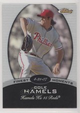 2008 Topps Finest Finest Moments Refractor Cole Hamels #FM-CH