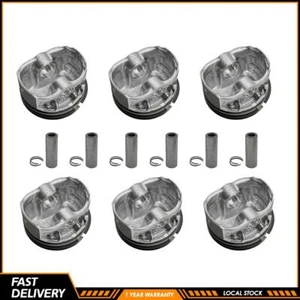 Juego de 6 pistones y anillos STD para Volvo S80 V70 XC60 XC70 XC90 3,2 L B6324S B6324S5 - Imagen 1 de 4