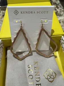 Kendra Scott New Sophee Drop Earrings Rose Gold Big style - Picture 1 of 4