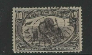 USA 1897 - 1903 USED WESTERN MINING PROSPECTOR GRAY VIOLET 10c - Picture 1 of 1