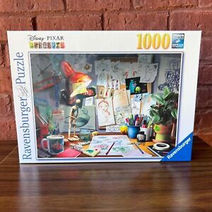 Ravensburger Disney Pixar The Artist's Desk 1000 Piece Puzzle NEW No. 19 432 2