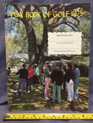 PGA Book Of Golf 1975 "Springtime in Augusta" magazine - Image 1 of 4