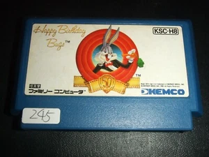 HAPPY BIRTHDAY BUGS Nintendo Family computer FC NES 245 - Picture 1 of 2