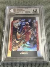 Lebron James 2004 Bowman Chrome Refractor Bgs 7.5 /300 #23 Second Year