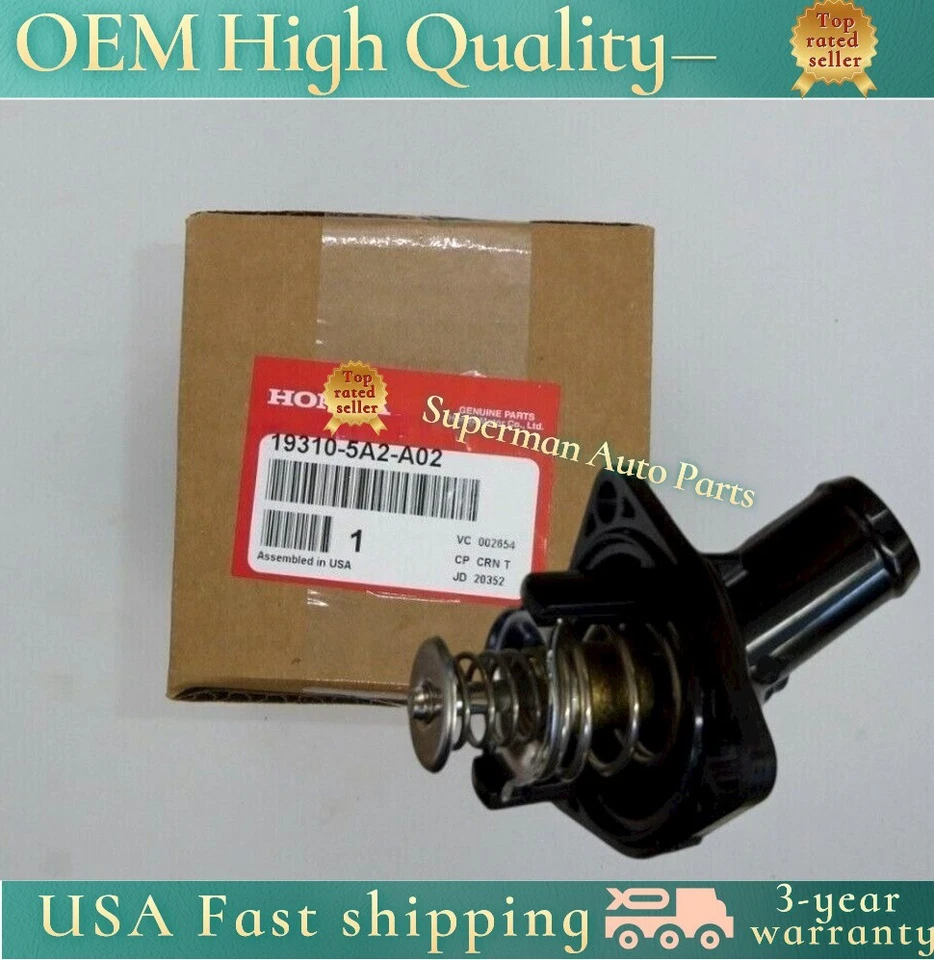 Conjunto de cubierta de termostato OEM para Honda Civic CR-V 2016-21 Accord Acura ILX TLX Foto 1 de 1