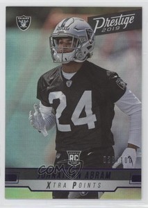 2019 Panini Prestige Xtra Points Purple /100 Johnathan Abram #246 Rookie RC
