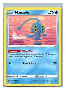 Pokemon TCG Manaphy 041/172 Swsh09: Brilliant Stars Regular Rare - Bild 1 von 8