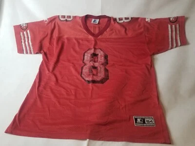 Camiseta deportiva vintage Starter 1998 Steve Young San Francisco 49ers para hombre talla 2XL 54 Foto 1 de 4