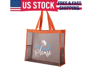 Extra Large Beach Bag Tote Large Bag, for Vacation Family Beach Trip - Picture 1 of 4