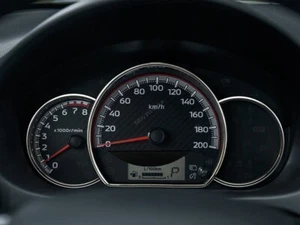 Fits Mitsubishi Space Star II 2012-  3x Poliert Aluminium Tachoringe Tacho Ringe - Picture 1 of 5