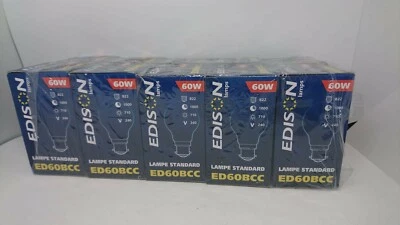 X10 Edison Lampen Glühbirne Ed60bcc B22 60W Bajonettverschluss *neu* kostenloser Versand UK  - Bild 1 von 4