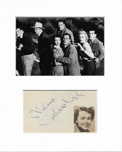 Barbara Rush it came from outer space genuine signed autograph display AFTAL COA