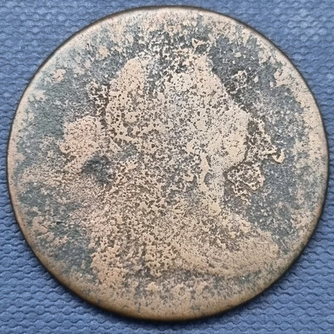 1796 Draped Bust Large Cent 1c Circulated #56135 Cover