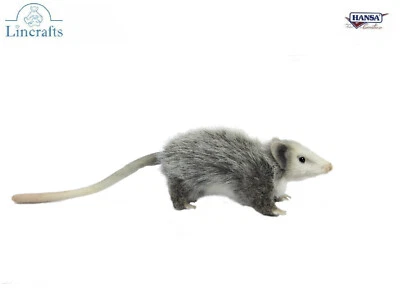 Opossum Plush Soft Toy by Hansa 8042  -Brand New-  Lincrafts UK Established 1993 - image 1 of 4
