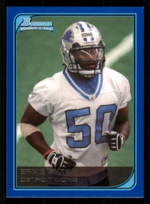 2006 Bowman Blue #186 Ernie Sims /500 - Image 1 of 2