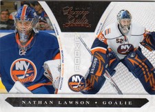 2010-11 Luxury Suite Islanders Hockey Card #191 Nathan Lawson Rookie /899