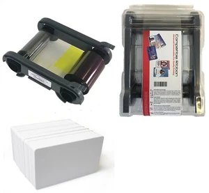 Cinta Evolis Primacy Compatible YMCKO 300 Imagen - R5F008EAA y 100 Tarjetas de PVC - Imagen 1 de 2