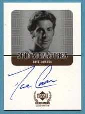1999 UPPER DECK CENTURY LEGENDS DAVE COWENS EPIC SIGNATURES AUTOGRAPH CARD #DC