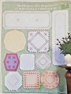 More Classic Creations in Hardanger Embroidery by Sylvia Muir Pattern Book - Picture 1 of 2