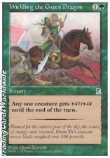 Wielding the Green Dragon // NM // Portal Three Kingdoms // Engl. // Magic