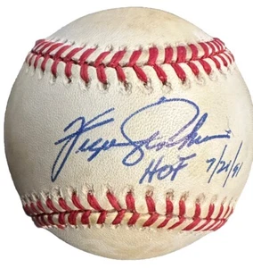 Fergie Jenkins Autographed American League Baseball W/ HOF 7/21/91 Insc - Picture 1 of 3