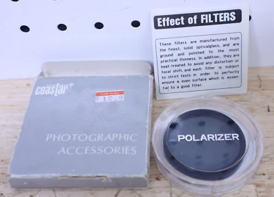 Genuine 49mm Polarizer PL Glass Lens Filter Japan 49 mm Polarizing Coaster 35mm - Image 1 of 4