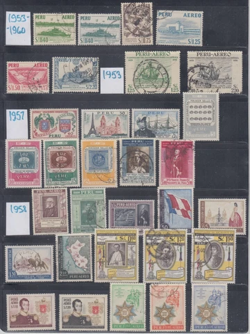 Peru a mostly used airmail collection 1953-1974 mostly sound Cover