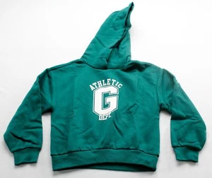 Gap Kids Girl's Solid Vintage Soft Logo Hoodie WR4 Balsam Tree Green Large NWT - Picture 1 of 3